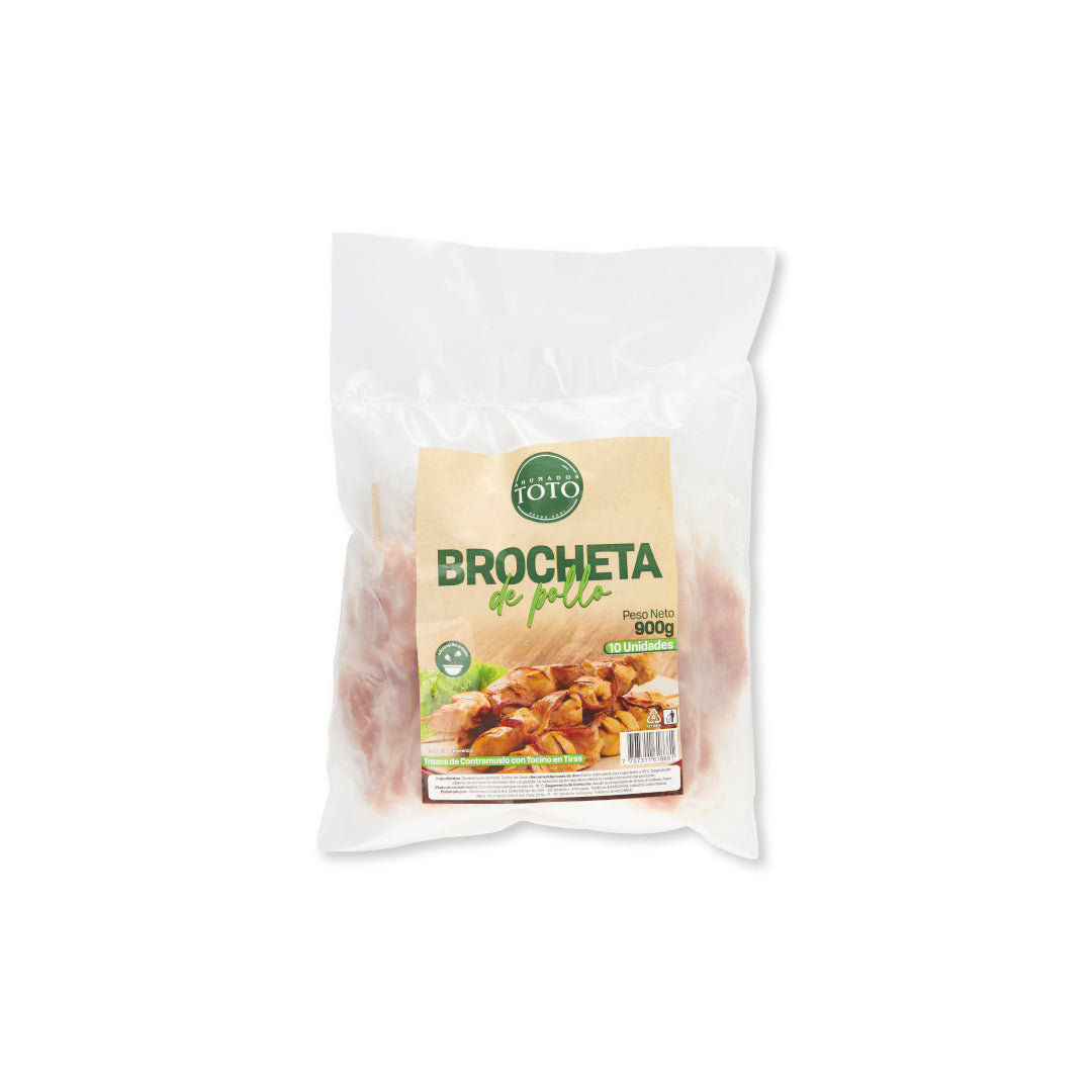 Brochetas de pollo 900g