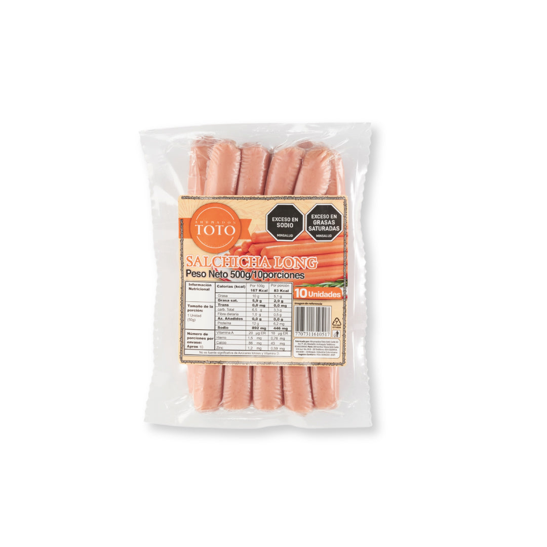 Salchicha Long 500gr